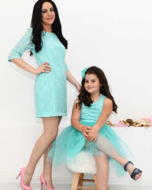 Комплект рокли за майка и дъщеря